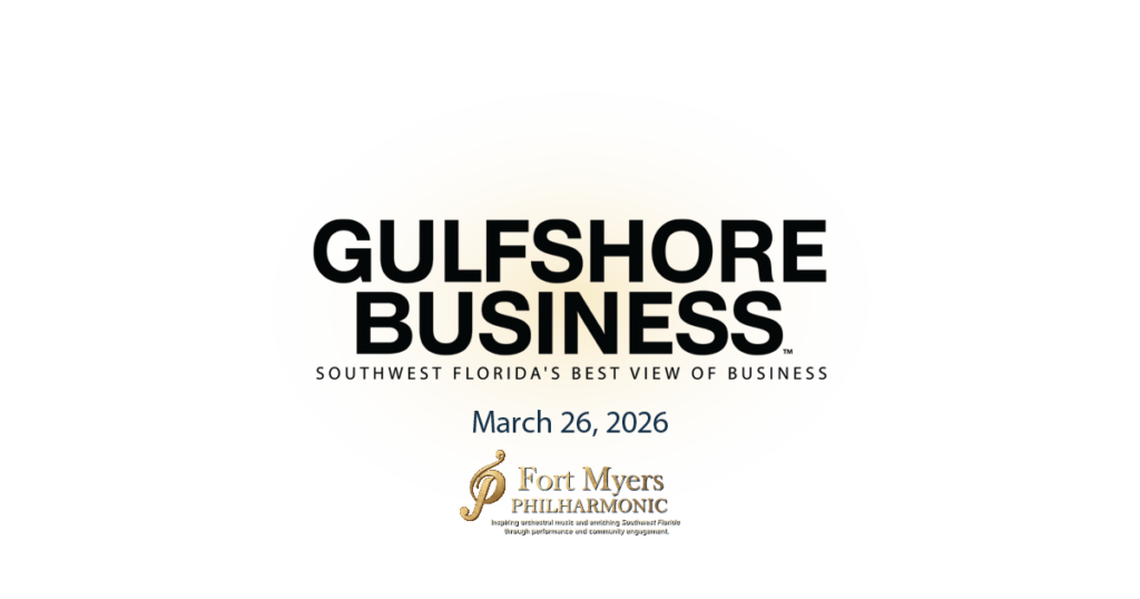 Maestro Paul Nadler leading the Fort Myers Philharmonic as featured in Gulfshore Business