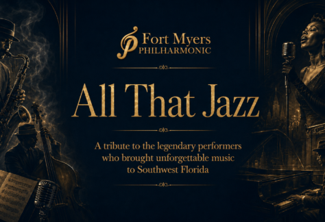 All That Jazz concert artwork for the Fort Myers Philharmonic