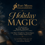 Holiday Magic concert artwork for the Fort Myers Philharmonic